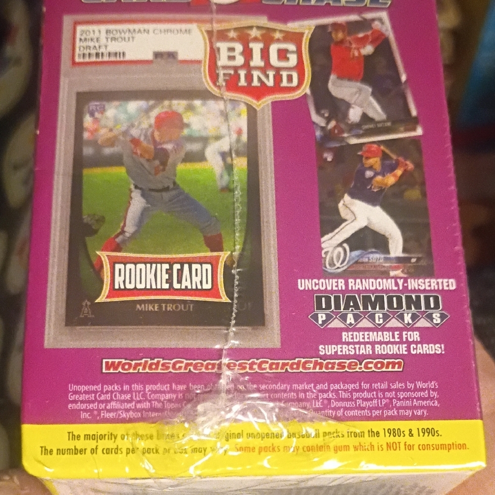 World's Greatest Chase Baseball Card Packs Edition Brand New Shirked Wrapped - Picture 12 of 14